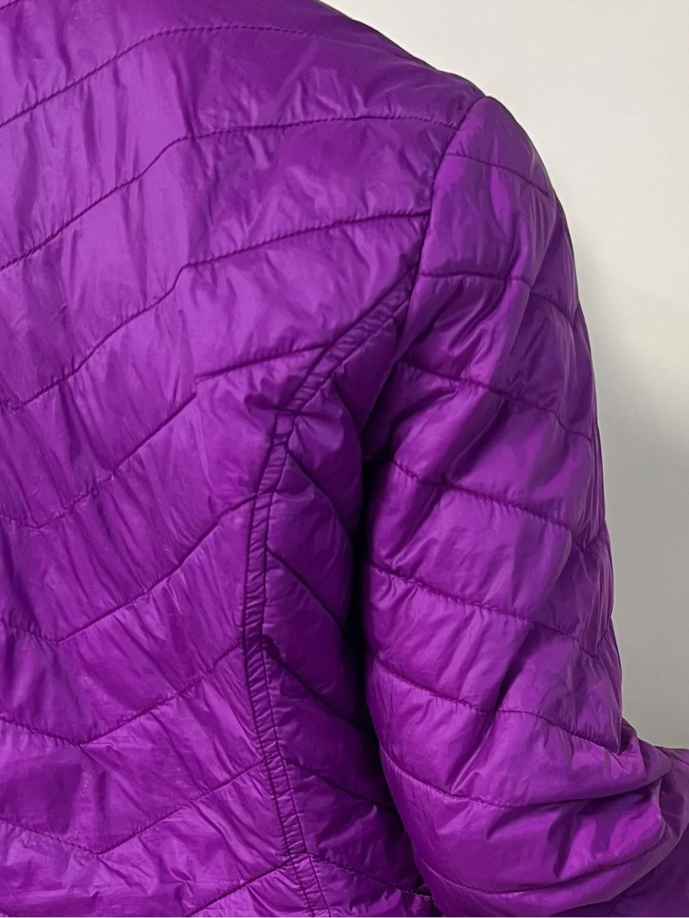 Tek Gear Women’s Medium Purple Puffer Lightweight Zip Up Jacket